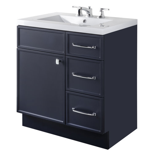 Breakwater Bay Macon 30'' Free Standing Single Bathroom Vanity with